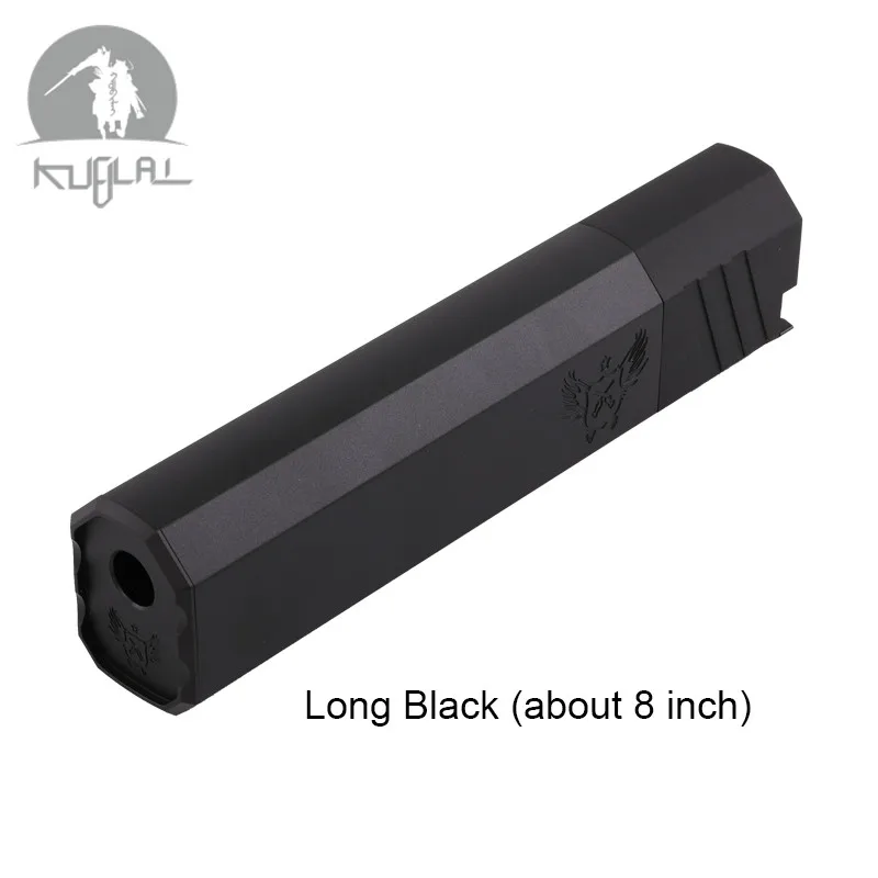 Long Black 21cm Kublai CO OSPRE Y SUPPRESSO 14 мм ccw винт с Flashhide - Цвет: Long Black 21cm