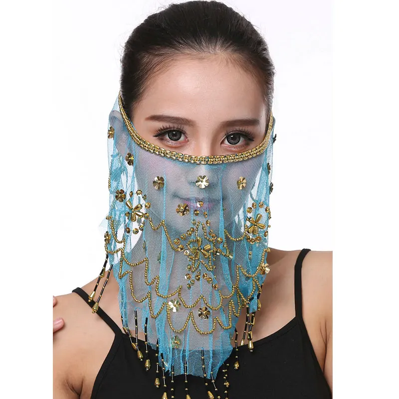 Индийский Танцы производительность из вуали реквизит танец живота аксессуары plum