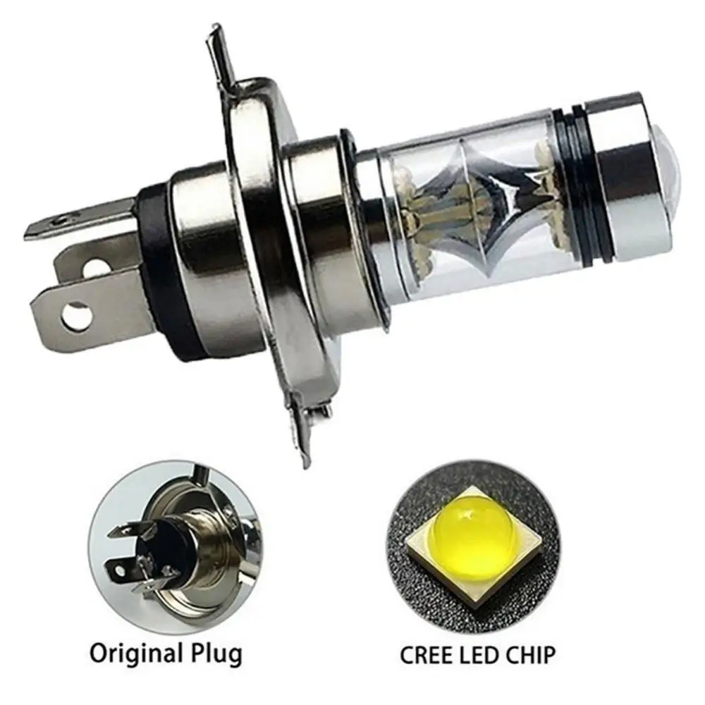 

80% Dropshipping!!100W H4 H7 Super Bright 20SMD LED Car Daytime Running Driving Fog Light Lamp