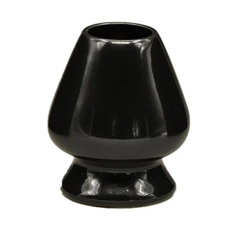 

1PC Whisk Stand New Elegant Black Ceramic Whisk Stand Ceremony Sense Stand Bowl Tray High Quality Kitchen Accessories