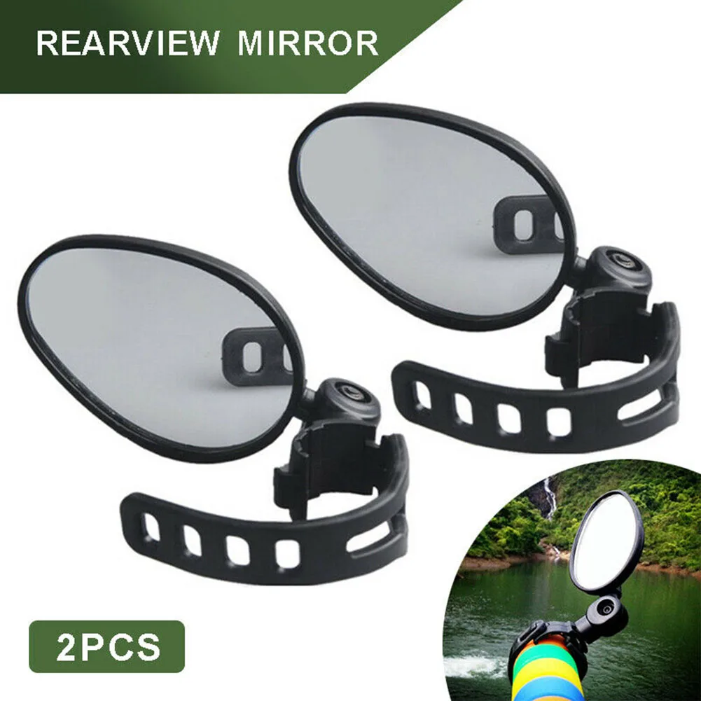 

2PCS Bicycle Rearview Handlebar Mirrors 360 Degree Rotate Cycling Rear View MTB Bike Handle Rearview Mirror Bike Accessories