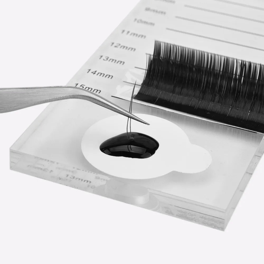 100 шт. держатель для клея ресниц паллетная бумага 2 5 см одноразовые накладки