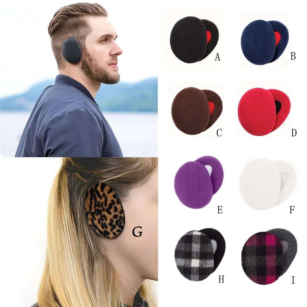 Теплые накладки для ушей на осень и зиму 1 пара взрослых женщин мужчин