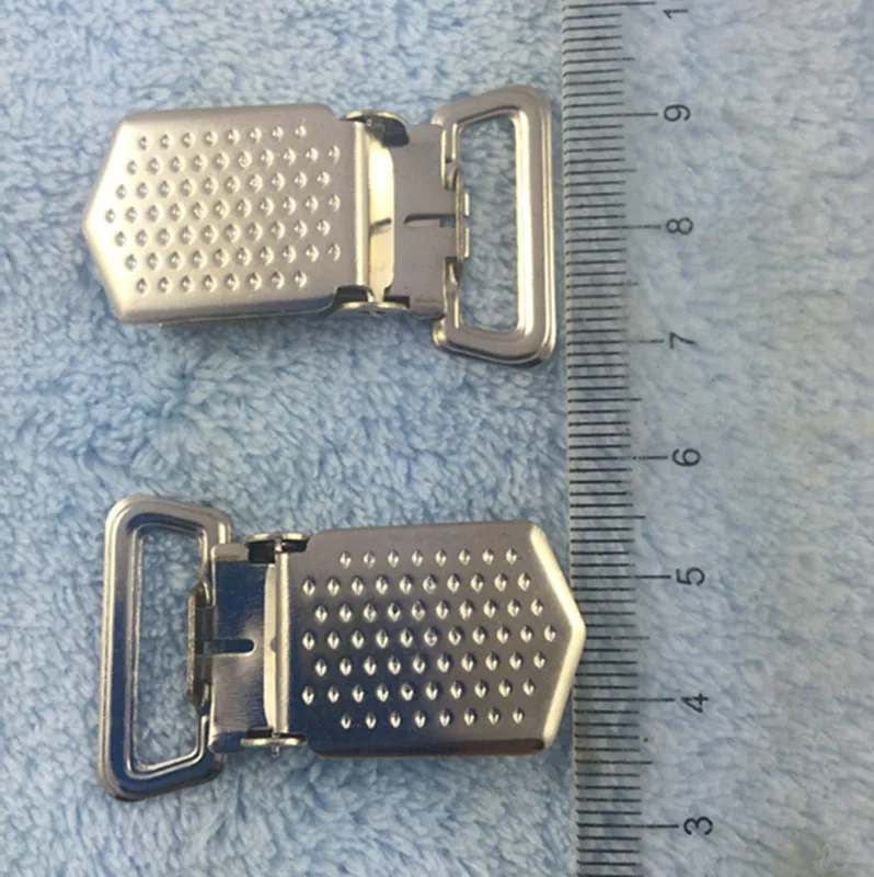 100 шт./лот 20 ММ Серебристые цветные детские соски зажимы на подтяжках