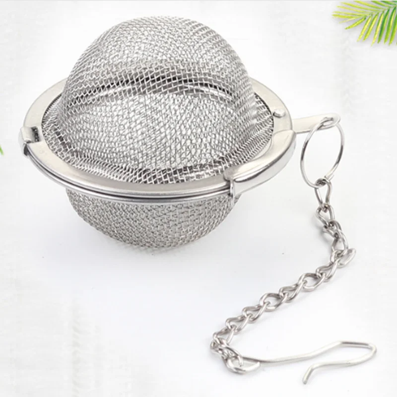 

304 Stainless Steel Tea Infuser Sphere Locking Spice Tea Ball Strainer Mesh Infuser Tea Filter Strainers Kitchen Accessories