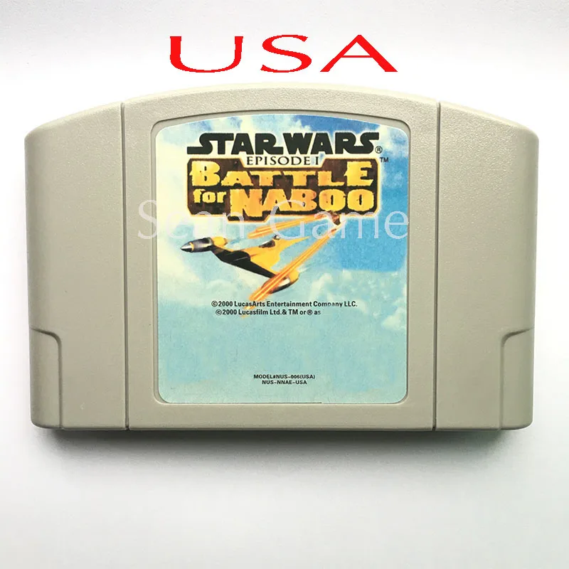 Высококачественный картридж с заказчиком США NTSC Звездные войны Episodel битва за