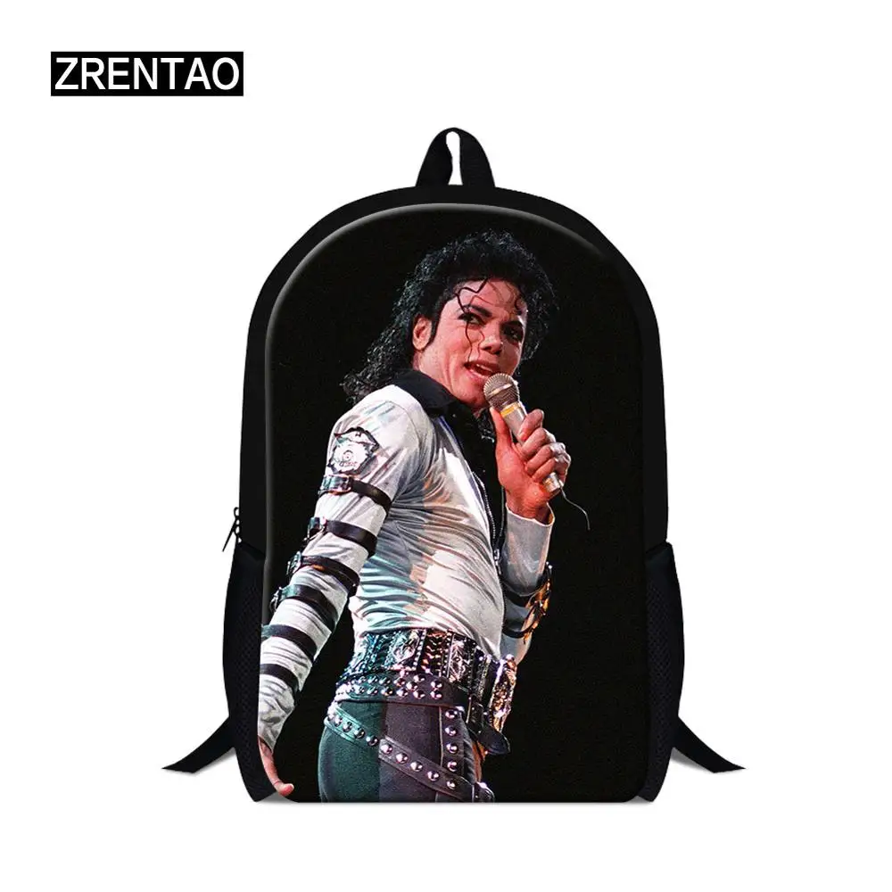 

Модный детский школьный рюкзак с принтом M Jackson, большой дорожный рюкзак на плечо, ранец для детей, мужские и женские сумки для книг, Mochila