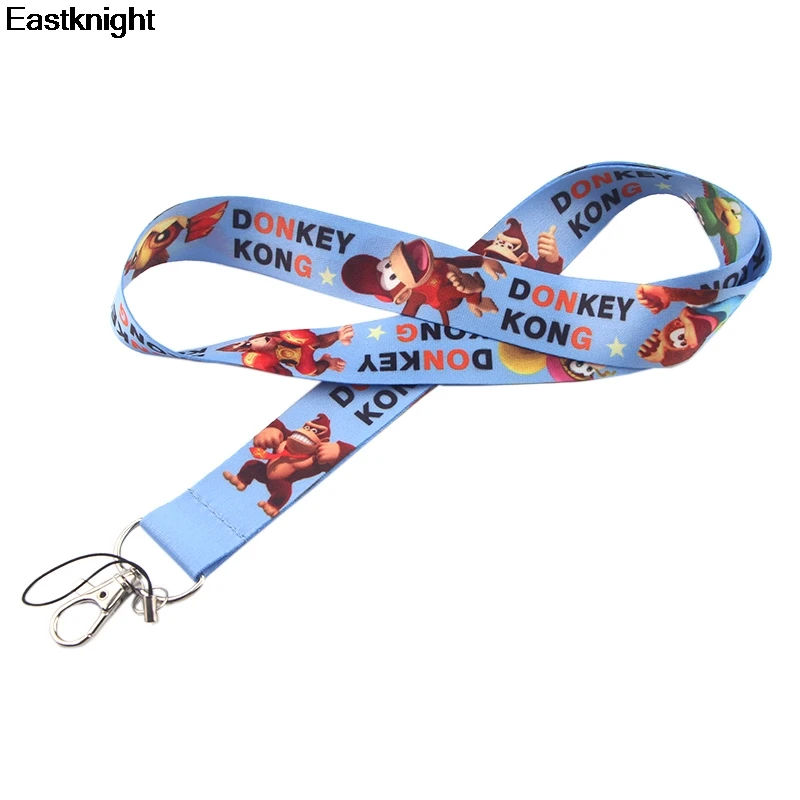 

Donkey king Cartoon Neck Strap Lanyard Key Card Identification Gym Mobile Phone Straps USB Badge Holder ribbon E0806