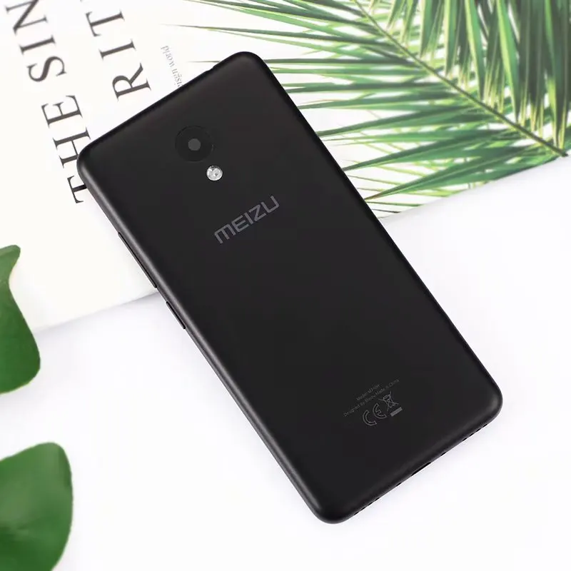 Чехол на заднюю крышку для Meizu A5 M5C M710H Meilan пластик задняя дверь батарея чехол+ кнопки стекло камеры