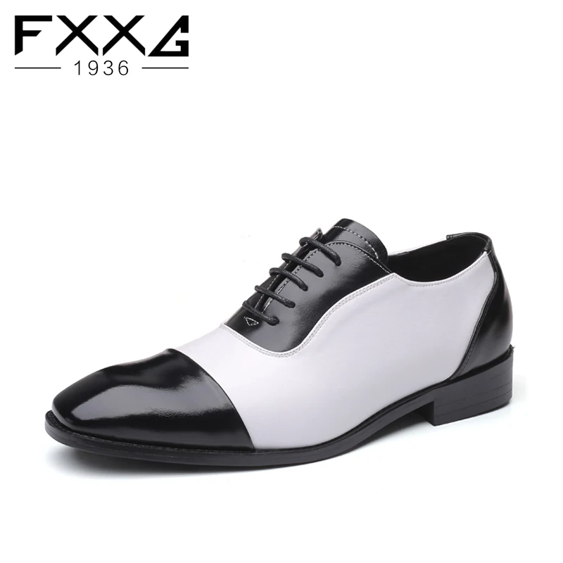 Мужская обувь Модные Мужские модельные туфли из искусственной лакированной кожи