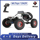 WLtoys оригинальный XK 12429 1:12 4WD 2,4G RC автомобиль 40 кмч высокоскоростной Электрический автомобиль с головным освещением внедорожный RC Гусеничный за рубежом