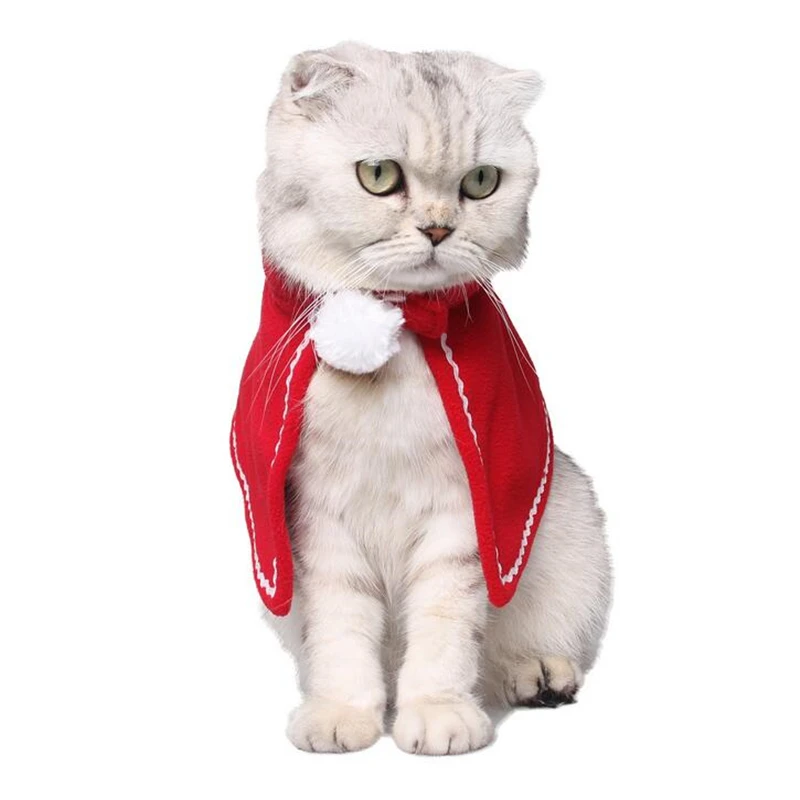 New Christmas Clothes For Cat Pet Dog Costumes Product Cloaks Year Gift Dogs Products |