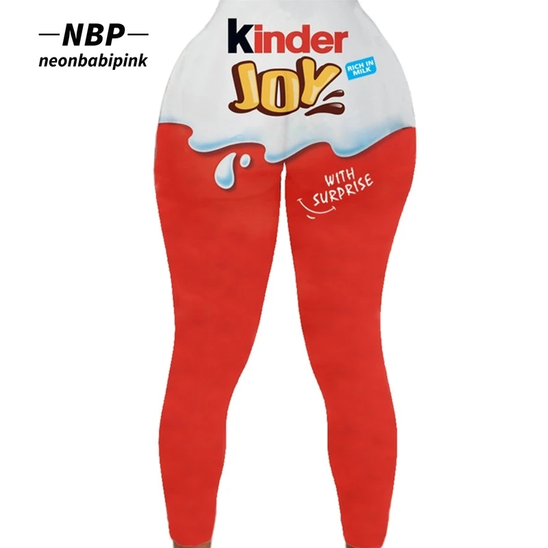 NEONBABIPINK Симпатичные женские туфли на высоком каблуке с снэк Леггинсы принтом из