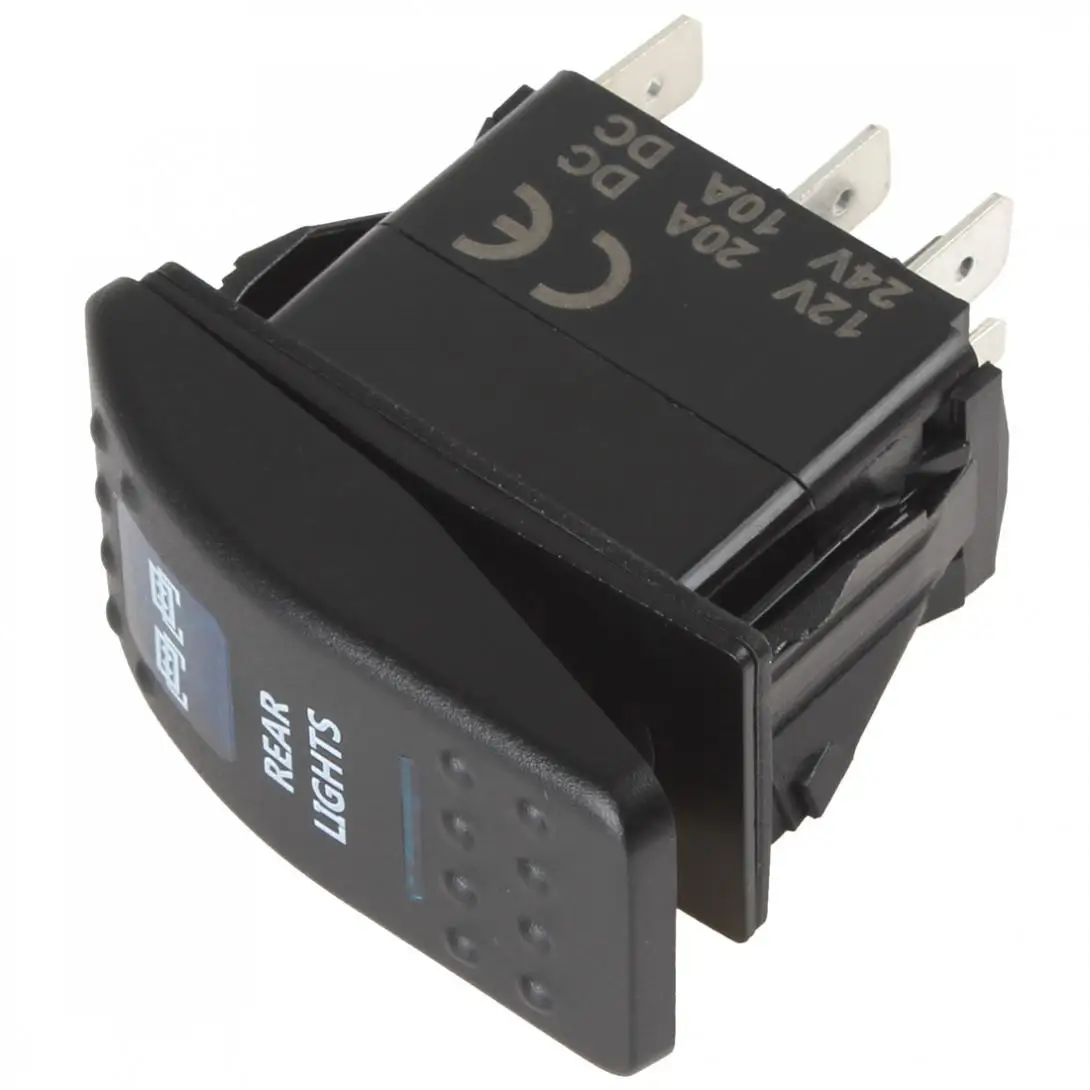 1 шт 12V 20A из водонепроницаемого материала красная/синий • цвет светодиода свет