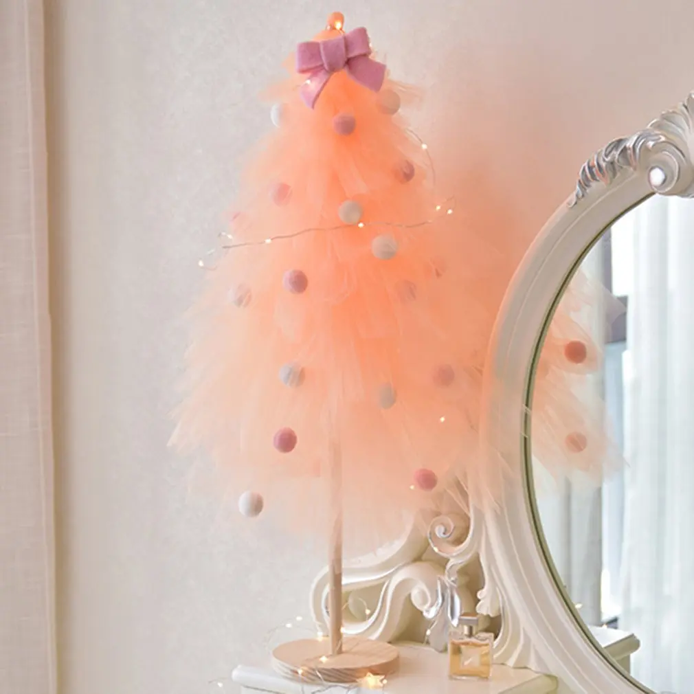 

Creative Christmas Decorations Simulation Mini Pink Christmas Tree Small Desktop Christmas Tree Christmas Decoration Tree