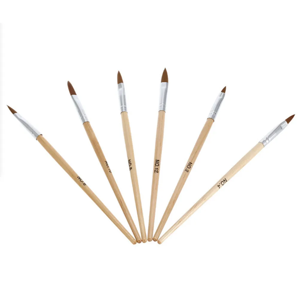 

1 Piece of Nail Brush Tool Wooden Pole Crystal Carving Pen Crystal Nail Special Pen Phototherapy Paint Pen DIY Nail Painting