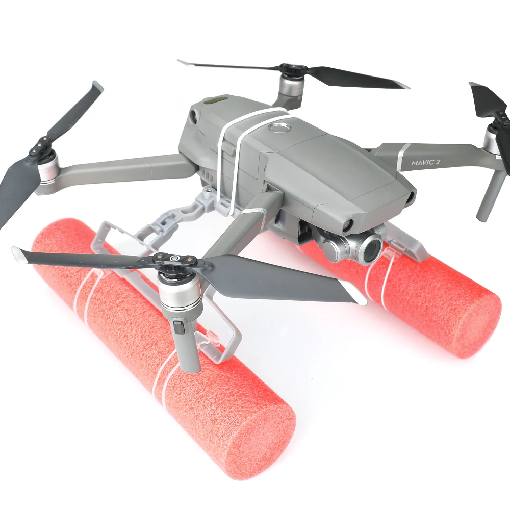 

For DJI Mavic 2 Pro/ Zoom Drone Heightened Landing Gear Floating Buoyancy Stick Kit LED landing gear