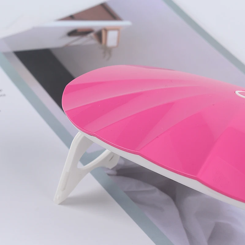 

6W USB Cable Portable Mini Nail Dryer Shell Shape Fast Drying Curing Gels Polish Led Uv Lamp For Manicure