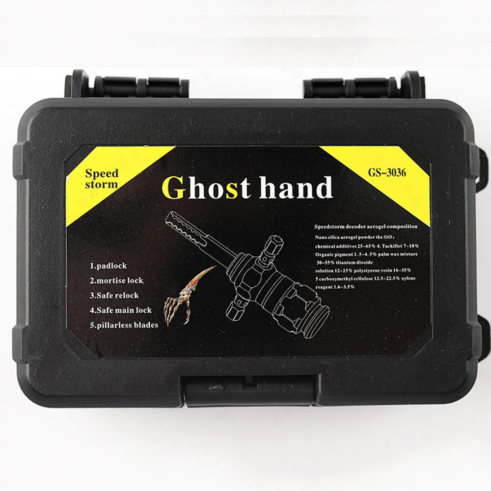 

GS-9527 Ghost Hand Decoder Locksmith Tools GS-3036 Ghost Hand Wave Inner Groove Speed Storm Tool for Lock Safe Lock Car Lock