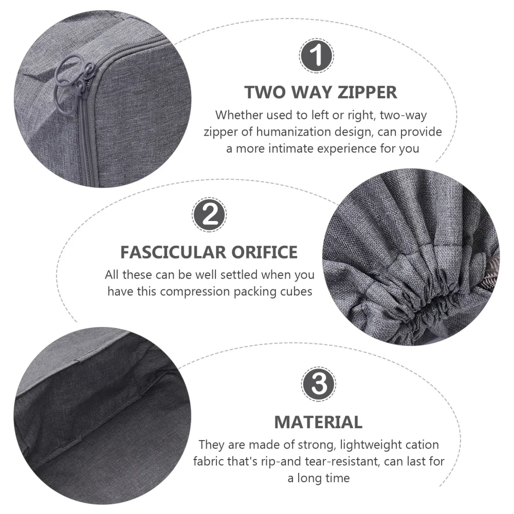 

7Pcs Zipper Clothing Bags Luggage Pouch Clothing Sorting Packages