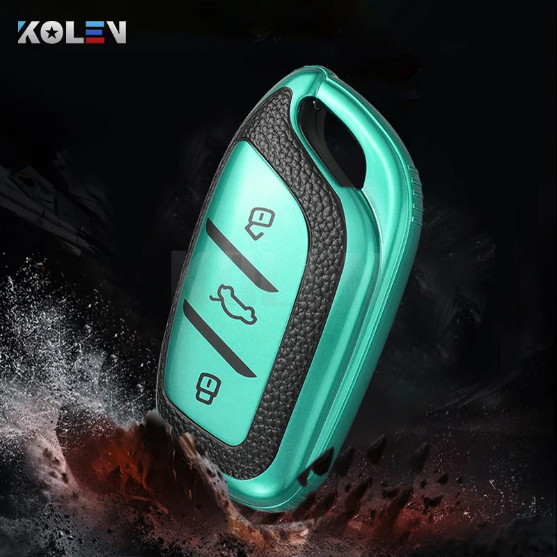 

Кожаный термополиуретановый чехол ключа дистанционного управления автомобилем чехол для ключей MG ZS EV MG6 EZS HS EHS для Защитные чехлы для сиден...