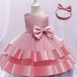 Детский наряд на Рождество, свадебное платье принцессы с цветами для маленьких девочек, платье с блестками для младенцев, вечерние дня рождения, платье для новорожденных