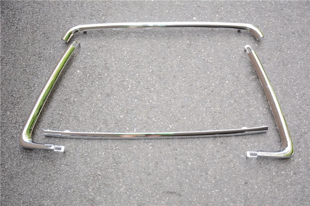 1 комплект/4 шт. хромированная решетка бампера гриль литье под давлением Накладка