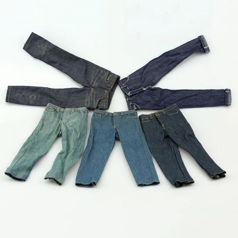 Модные мужские свободные джинсы модель спортивных брюк для мальчиков 1/6 в