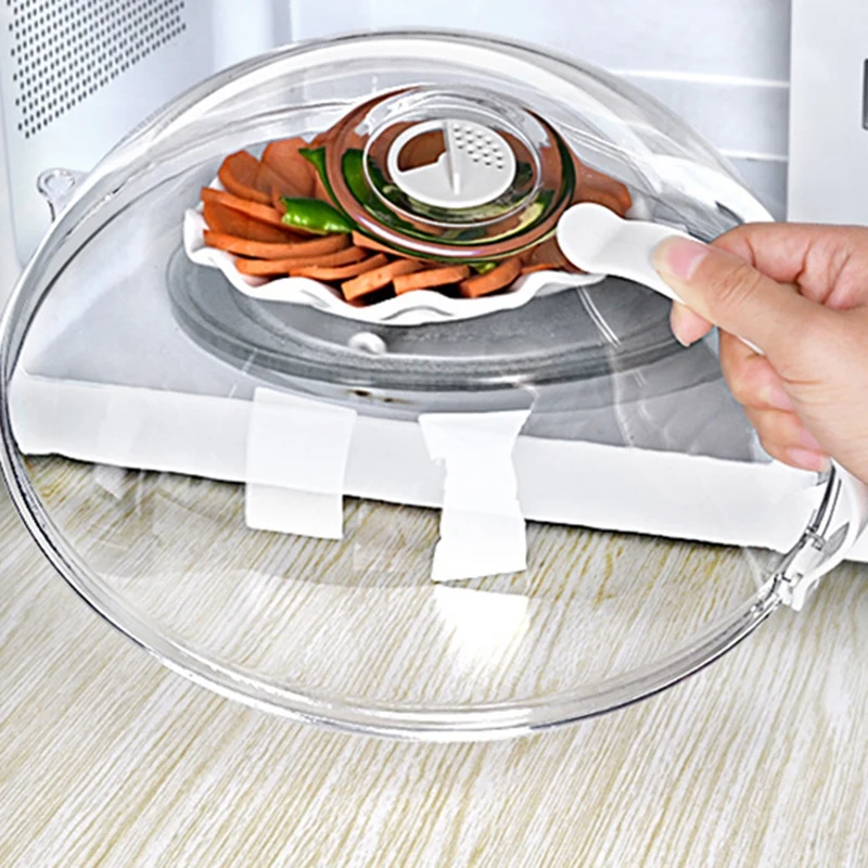 

Microwave Splatter Cover, Microwave Plate Cover Guard Lid with Steam Vents Keeps Microwave Oven Clean-2 Pack