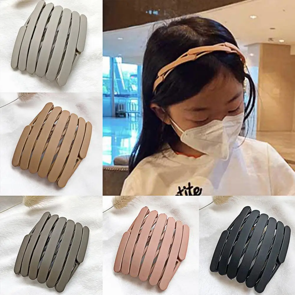 

Обруч для волос Женский, складной, волнистый, нескользящий, заколки на волосы