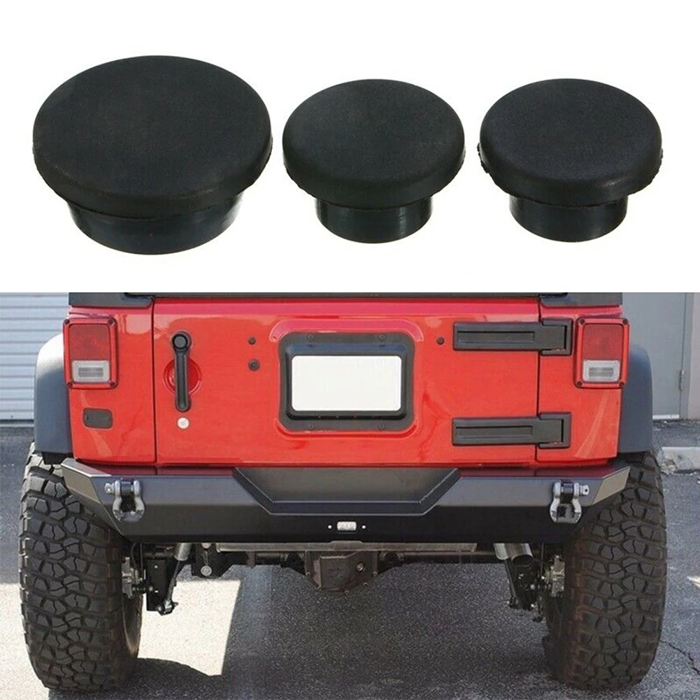 Auto Rubber Accessories Spare Fitted Durable Replacement Rear Door Car Tailgate Plug Set Tramp Stamp for Jeep JK | Автомобили и