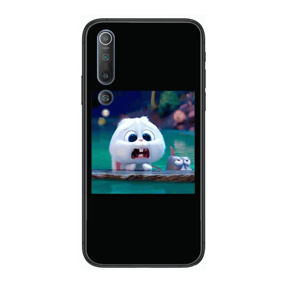 

Secret Life Of A Pet Phone Case For xiaomi mi11 5g 10 liti Ultra 9Pro SE 3 8 Note Anime Black Cover Silicone Back Pretty tpu