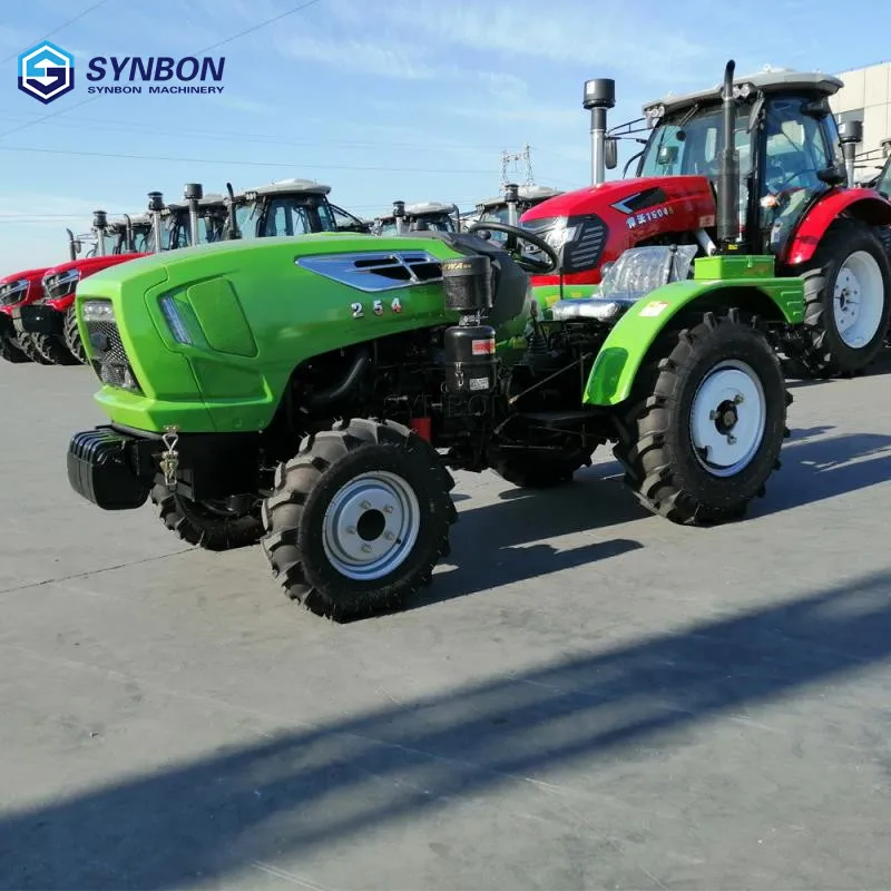 Новый 25HP 4WD теплица садовый трактор мини гидравлический сельскохозяйственная