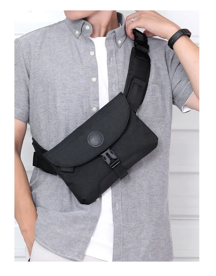 new men's shoulder bag outdoor sports chest bag casual multi-function Messenger bag