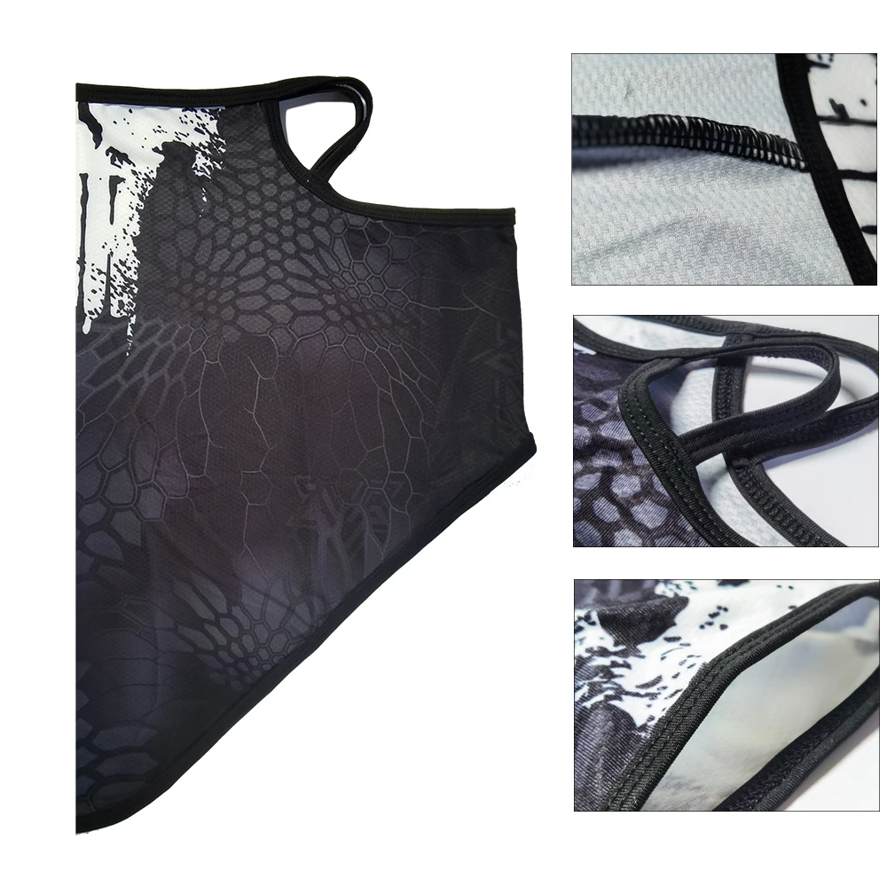 3D Каратель армейская повязка на голову спортивная Braga Cuello полумаска велосипедная