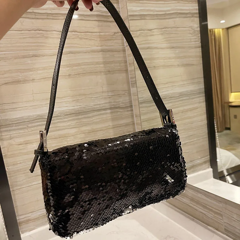 

High end fashion Classic Mini Bag Women New style Sequins Design logo Small Square Bag Messenger Bag Shoulder Crossbody Handbag