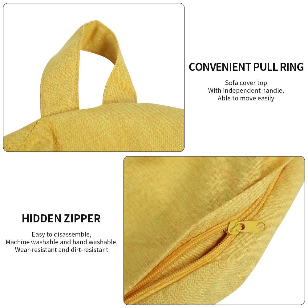 

Removable Sofa Filler Lazy Sofa Cover Chairs without Filler Linen Cloth Lounger Seat Bean Bag Pouf Puff Couch Tatami Living Room