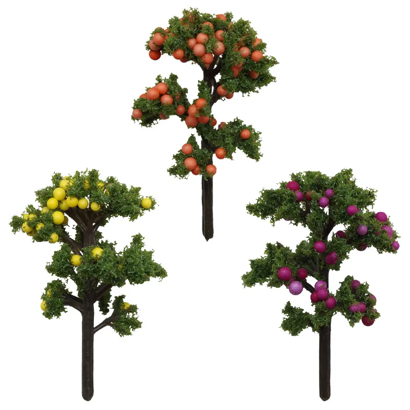 3 шт./компл. искусственное фруктовое яблоко лимона миниатюрное сказочное садовое