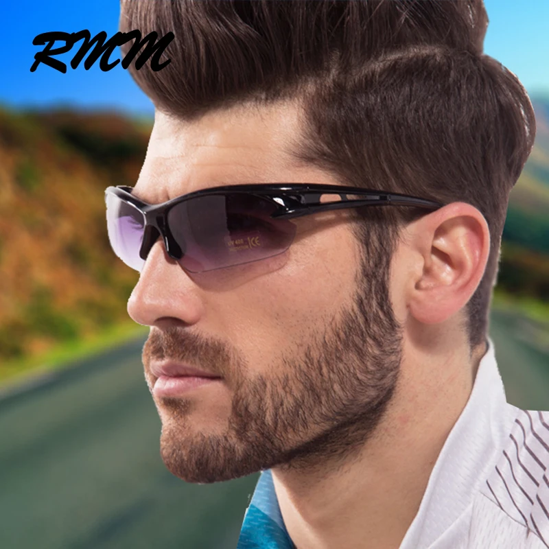 Модные популярные мужские солнцезащитные очки спортивные для верховой езды