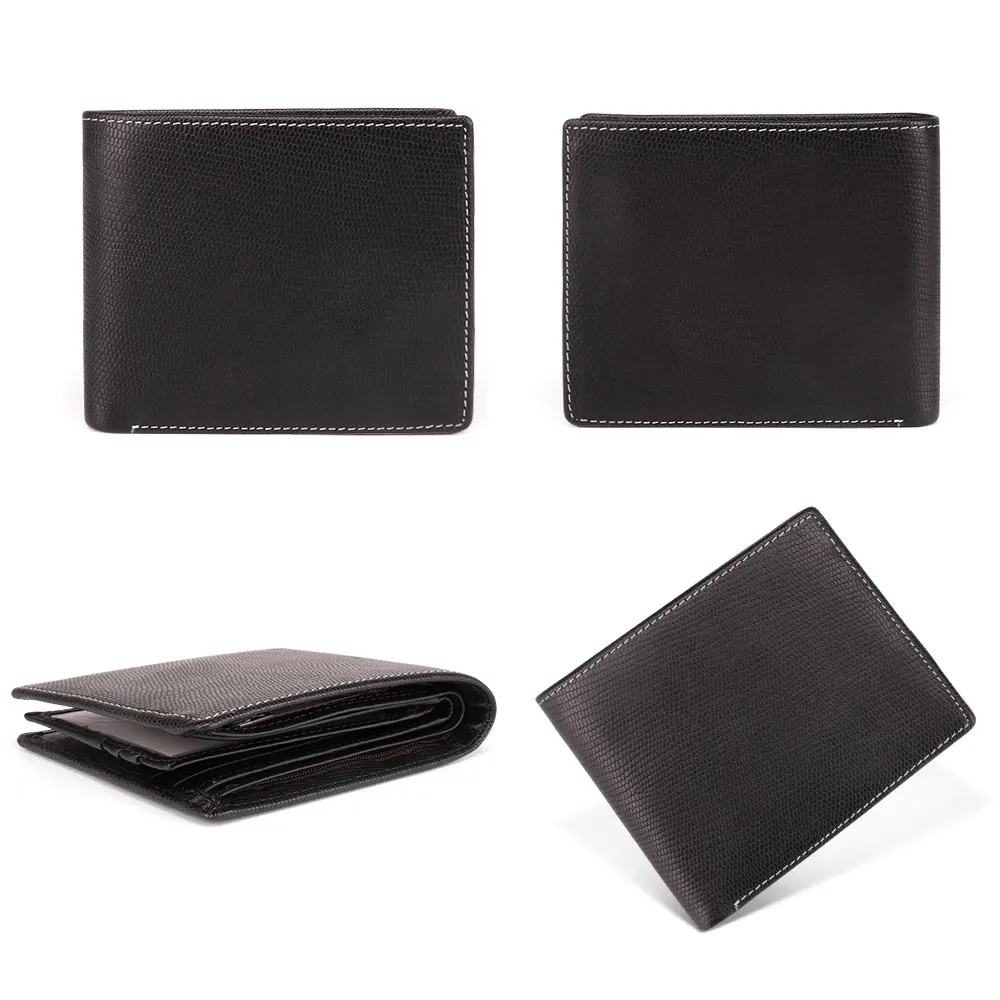 Кошелек JOGUJOS мужской из натуральной кожи короткий бумажник на молнии кредитница