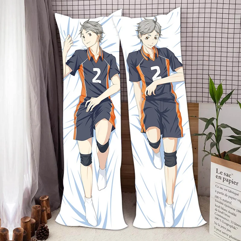 Аниме волейбол школьной волейбольной команды (Karasuno Косплэй Dakimakura тело Haikyuu! Чехол