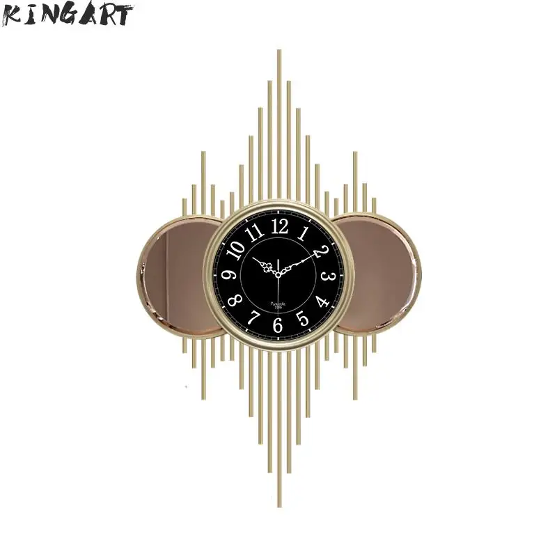80 см металлические настенные часы для гостиной спальни тихие железные дома
