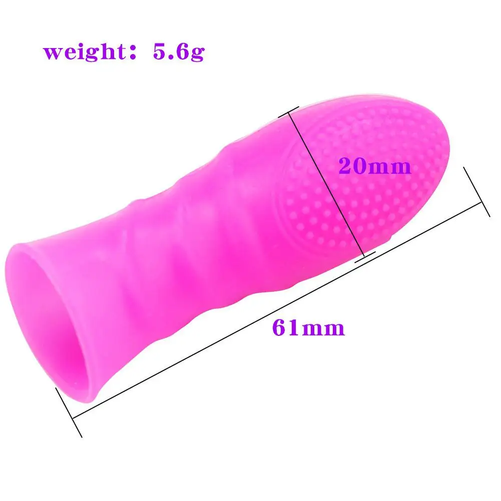 Женские Флирт Мастурбация палец перчатка стимуляция влагалища G точки вибрации