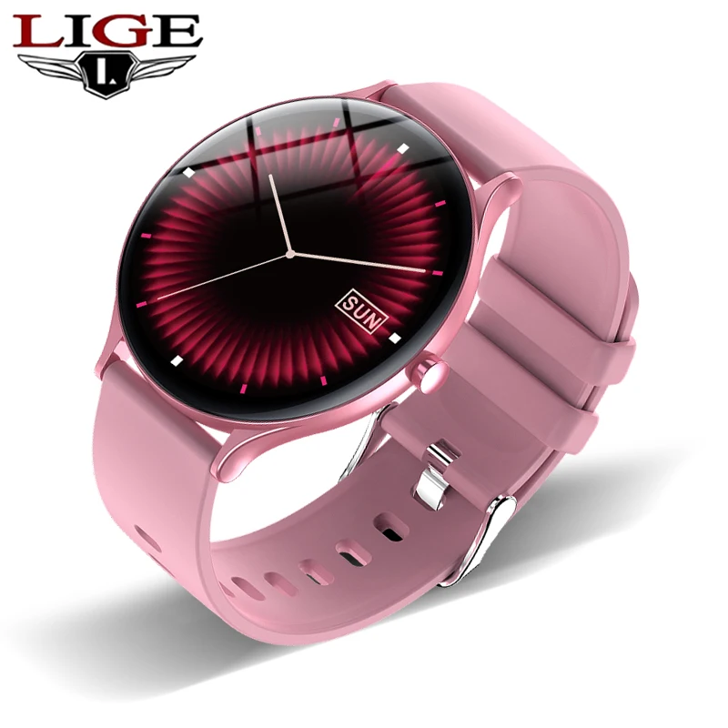 Новые модные женские Смарт-часы LIGE фитнес-трекер монитор сердечного ритма