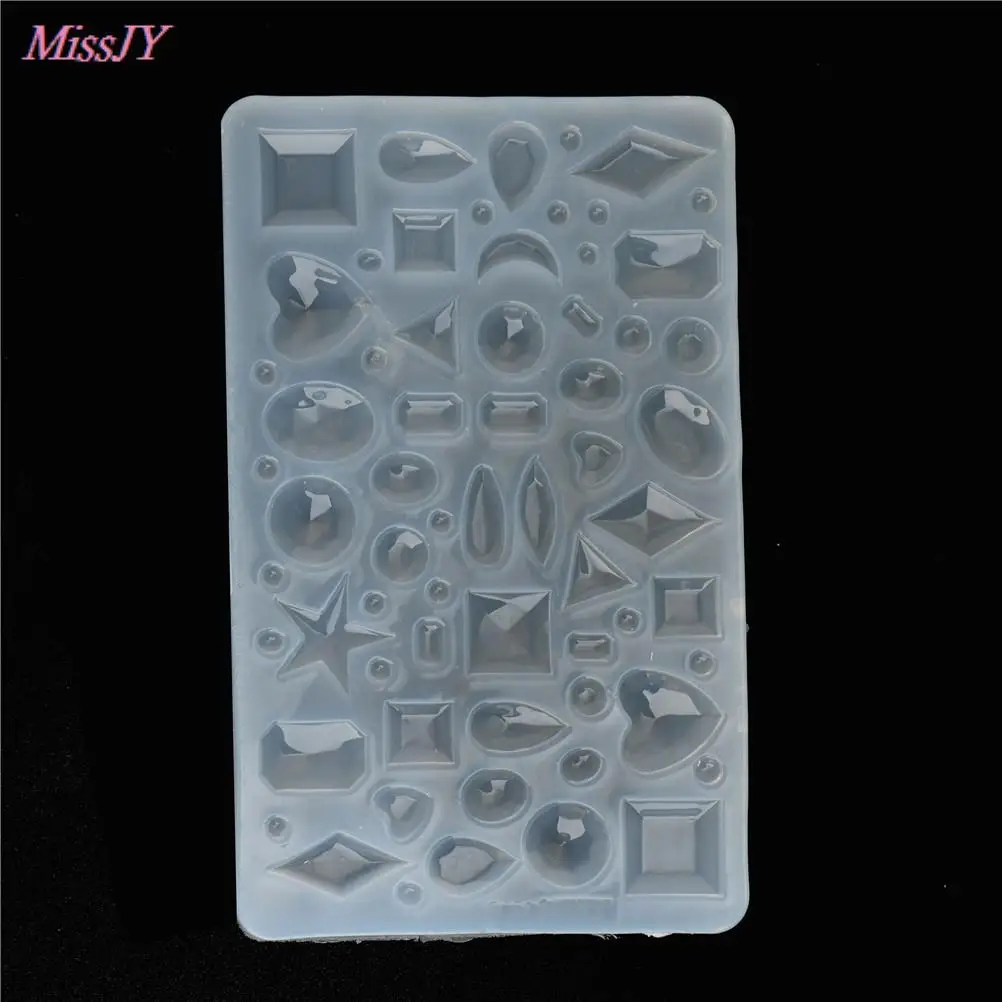 Heart/round/star/moon DIY Epoxy Chocolate Resin Mould Jewelry Making Silicone Mold | Украшения и аксессуары