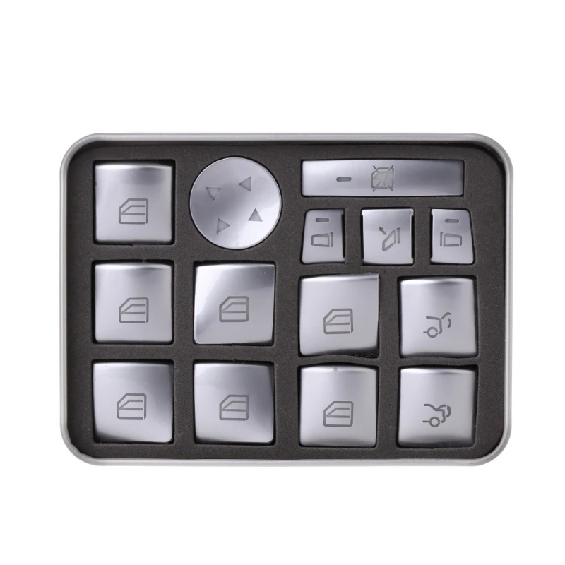 

Наклейка на кнопку подъема стекла автомобиля для mercedes benz A B C E GLA CLA GLK GL ML GLE Class