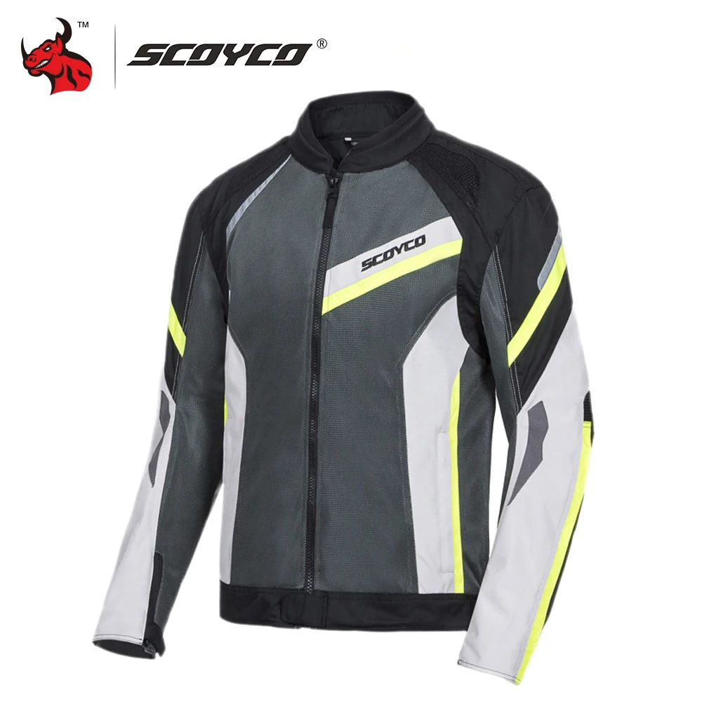Мотоциклетная куртка SCOYCO летняя сетчатая мотоциклетная защитное снаряжение