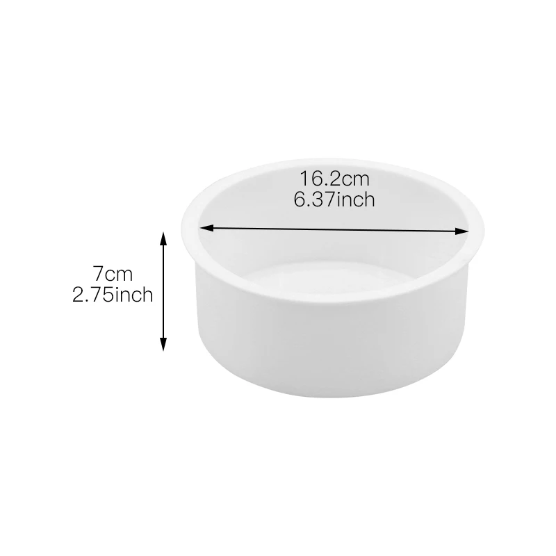 Круглая силиконовая форма для пирога выпечки 6 дюймов Выпекание мусса сделай сам