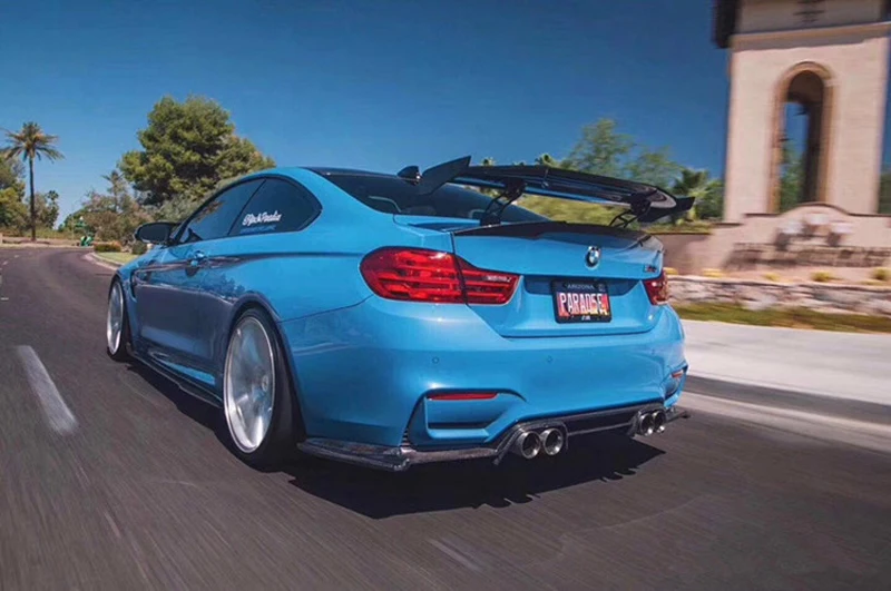 Спойлер для BMW Coupe F30 F80 F82 E90 E46 E92 M3 M4 универсальный задний спойлер из 100% углеродного