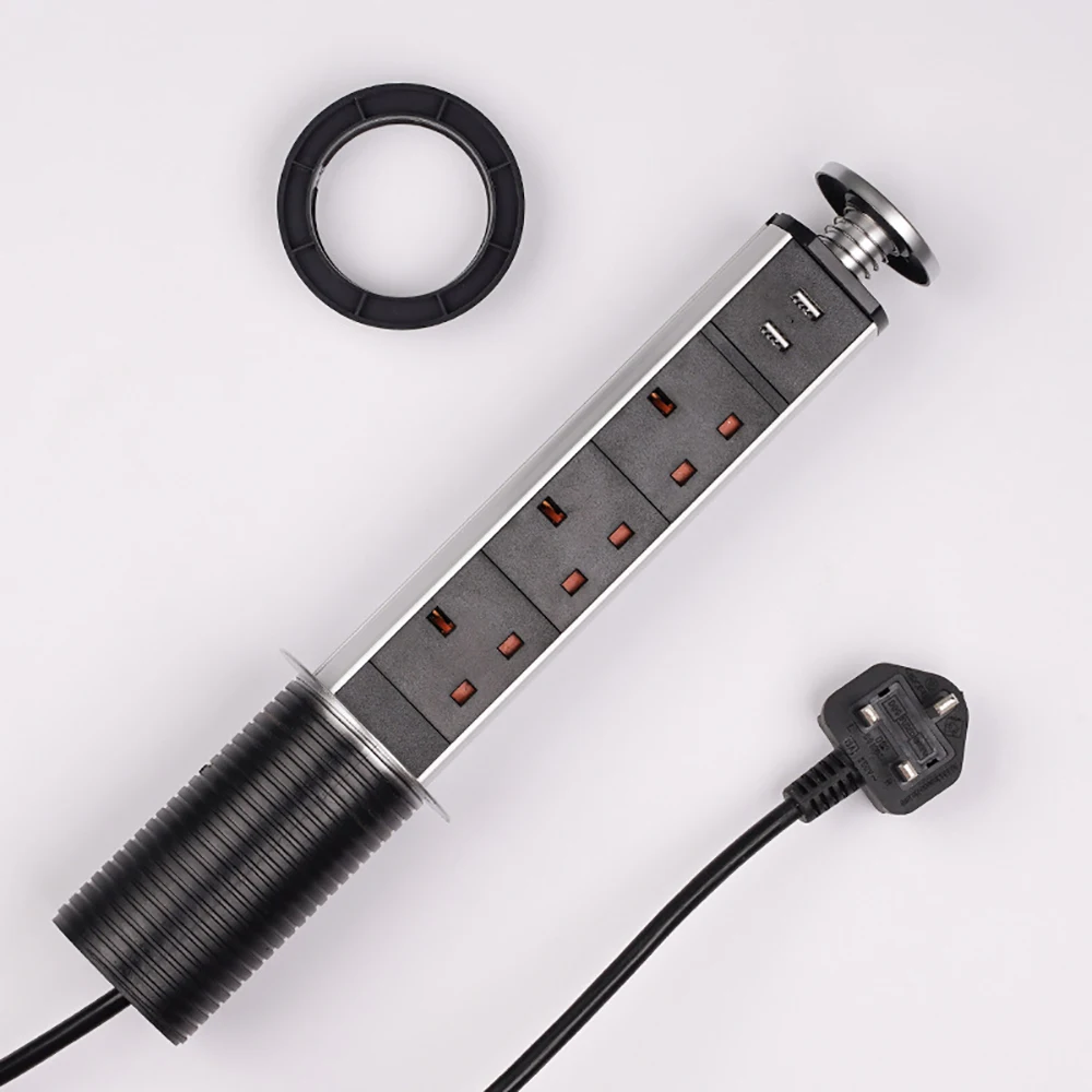 Умный стол Мощность Разъем Pop up Pull 3/4/5/6 точка выхода USB Зарядное устройство